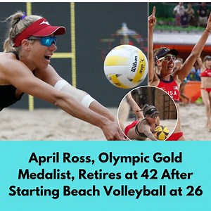 April Ross, Olympic Gold Medalist, Retires at 42 After Starting Beach Volleyball at 26 #AprilRoss #OlympicGold #BeachVolleyball #Retirement #SportsLegend #Inspiration #AthleteJourney | G roots Multimedia