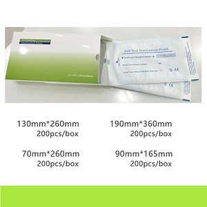 [Hot Item] Medical Grade Sterilization Dental Autoclave Disposable Flat Self-Adhesive Pouches