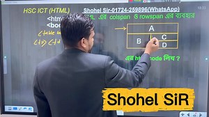 Html এর colspan | Rowspan এর ব্যবহার | HSC ICT | | প্রভাষক সোহেল রানা