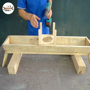 1.5K views · 25 reactions | I build unique wooden chicken feeder | Makia Media | Facebook