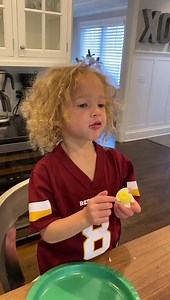 This is also how I feel about egg yolks 🙂 although she says now she likes them. Our daughter last year getting into the hard boiled egg routine | Lindsay Czarniak
