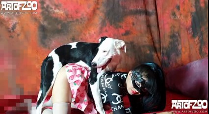 AOZ miss2 and her adventure with a dog