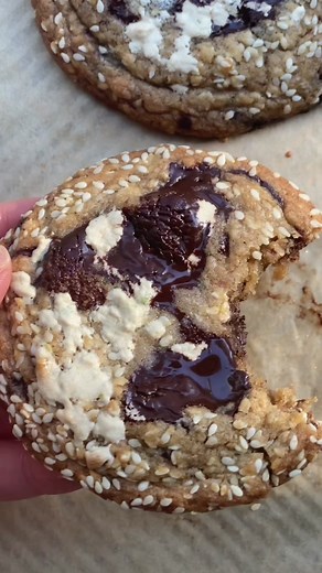 Halva Brown Butter Chocolate Chunk Cookies