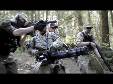 M134 Minigun Section8 Airsoft War Scotland HD