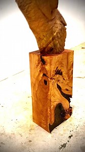 Barn owl bust carved from cedar. Base carved from macrocarpa. 140cm tall. . #woodcarving #chainsawcarving #woodsculpture #chainsawart | Titan Elysian