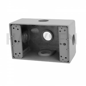 [Hot Item] UL Listed 1-Gang Aluminum Weatherproof Rectangular Electrical Box