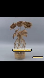 Hermosa botella decorada con jute paso a paso ♻️❤️ | Manualidades Con Pao