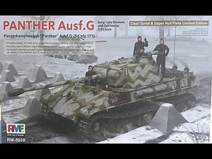 Building the Ryefield Model Panther G with full interior part 1 step by step