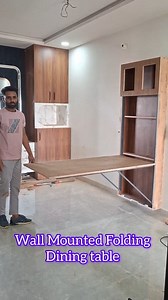 839K views · 4.3K reactions | Wall Mounted Folding Dining table #fbpost #fbreels #Foldingtable #viral #spacesavingfurniture # #houseinterior #homedecor #interior #HomeImprovement | shree Shyam Furniture | Facebook
