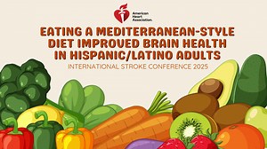 Another tip from our International Stroke Conference: Closely following a Mediterranean-style diet — rich in fruits, vegetables, beans, olive oil and some fish and chicken — was associated with improved brain health in a study of Hispanic/Latino adults in the U.S. | American Heart Association - Florida