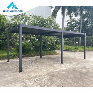[Hot Item] Aluminium Waterproof Garden Wedding Arbours Pergolas Cover Easily Assembled Aluminum Outdoor Gazebo Waterproof Pergola