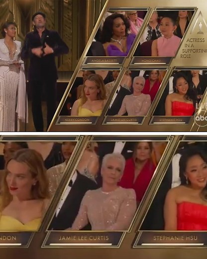 #JamieLeeCurtis' reaction to winning her first #Oscars is awesome #AcademyAwards #EverythingEverywhereAllAtOnce | Rolling Stone