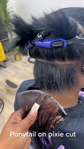 26K views · 442 reactions | How to get a beautiful slick back ponytail on pixie cut?樂 Babes what do you think? 30% OFF Over All Order CODE:LB30 퐁퐮퐲 퐧퐨퐰: https://www.likablewig.com/ Follow @likablewigofficial for more hair inspiration~ | Likable Wig | Facebook