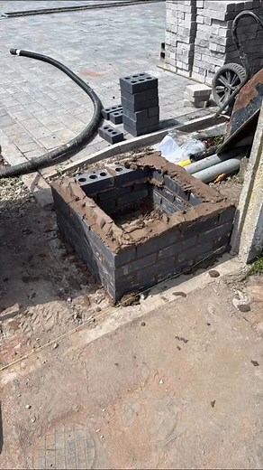 Welcome to Horizon landscaping and driveways… small job in Baldwins Gate building two gate pillars…Aco drains… cobble rumble strip! Call now for your free quotation (01782) 942697 | Horizons Driveways