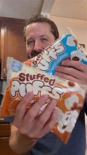 15 reactions | Creamy caramel? Gooey chocolate? Sign us up for a Stuffed Puffs flavor filled marshmallow! #StuffedPuffs #MarshmallowMadness #SweetTreats #ChocolateLovers #CaramelDelight #DessertTime #YummyInMyTummy #TreatYourself #SnackAttack #IndulgeInFlavor | Stuffed Puffs | Facebook
