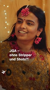 36K views · 82 reactions | https://kurz.zdf.de/GBD8/ Was darf bei eurem JGA nicht fehlen? Zwei Tage vor der Hochzeit feiert Sagitha ihren hinduistischen Junggesellinnenabschied – ohne Shots und Stripper, wie es für Josi ganz „normal“ gewesen wäre. Dafür aber mit Henna-Bemalung und anderen traditionellen Programmpunkten. | 37 Grad | Facebook