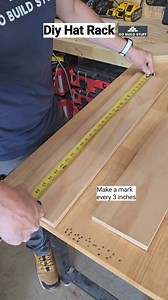 6.4M views · 29K reactions | Simple Hat rack #hat #rack #gobuildstuff | Go Build Stuff | Facebook