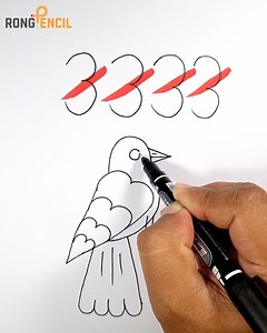 13K views · 113 reactions | Most Easy Cutest Drawing Ever  | Rong Pencil | Facebook