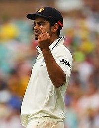 Kohli fined for showing obscene gesture