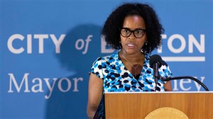 Acting Mayor Kim Janey gives update on Tropical Storm Henri
