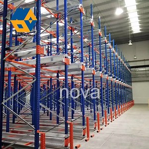 [Hot Item] High Density Modernization Warehouse Storage Racking Fifo & Filo Shuttle Pallet Racking System Radio Shuttle Rack