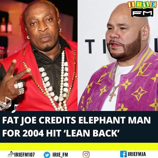 Rapper Fat Joe has credited Elephant Man and Jamaica for his 2004 hit ‘Lean Back’ featuring Remy Ma and the Terror Squad. During a Breakfast Club interview with Charlamagne Tha God and DJ Envy, Fat Joe shared how he was inspired to create the dance track. Dancehall deejay Elephant Man has since reposted the video to his official Instagram account. In the caption he wrote in part, “Di work weh Elephant Man put in can’t be denied.” For years, some of the biggest international stars including Beyon