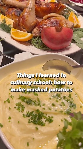 Whipped Mashed Potatoes 🥔 #recipe #easyrecipe #mashedpotatoes #culinaryschool #cooking | Karens_Cooking