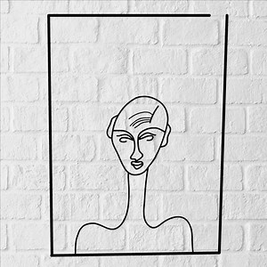 WiredoZ Metal art Wall Decor - black metal wall decor Fits Perfectly as a black home decor , bedroom wall decor above bed, office decor or as a wrought iron wall decor. Handmade metal Wall Art- 16"