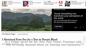 Gay Man Donates Blood After One Year of Celibacy | The Advocate