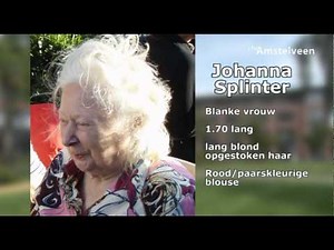 89-jarige Johanna Splinter vermist - RTV Amstelveen