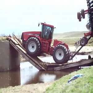 1.8K views | Tractor on bridge cave-in. | Top Grind - TG | Facebook