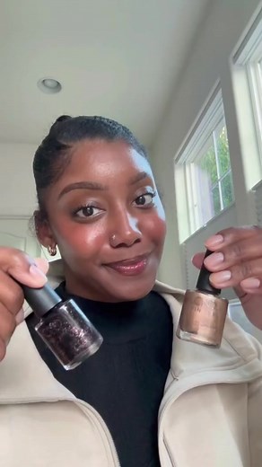 Looking to up your nail game? Try a CND gold French manicure with dark tips by @lolo.nailedit ⭐ Achieve the look with CND VINYLUX shades It's Getting Golder and Poison Plum Finish with CND VINYLUX Top Coat and SolarOil as always! Visit the link in our bio to find a #CNDDistributor or #CNDSalon near you and ask for #CNDVINYLUX | CND - Creative Nail Design