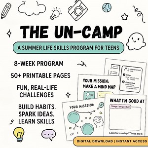 Teen Summer Life Skills Program: Self-guided Journal Kit (printable PDF Download) 2025 - Etsy
