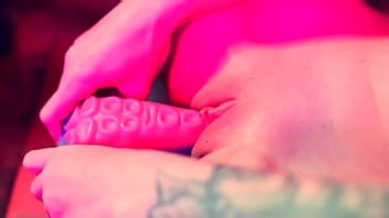 Barefoot Stuck in Glue & Masturbation