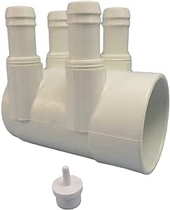 Manifold Hot Tub Spa Part 2" SLP x End x (4) 3/4" Dead End Water How to Video