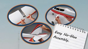 Great Planes Avistar Elite .46-Size Almost Ready-to-Fly Advanced Trainer Radio Control Model Airplane