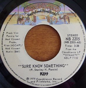 Kiss - Sure Know Something / Dirty Livin'