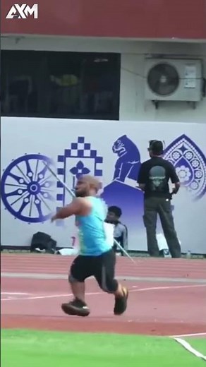 Beast Mode Activated 🔥 Ravi Rongali Javelin Throw #indianathlete