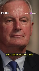 "I'm not sure he knows or knew clearly what happened in the negotiations." The EU’s former Brexit chief negotiator Michel Barnier responds to claims Dominic Cummings called him a "lazy, emotional bullshitter" 👇 Watch the full interview: bbc.in/3ujhpHD | BBC Newsnight