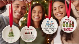 Red Cardinal Gifts Christmas Ornament for Loved One, Memorial Sympathy Ornament Gifts for Christmas Tree