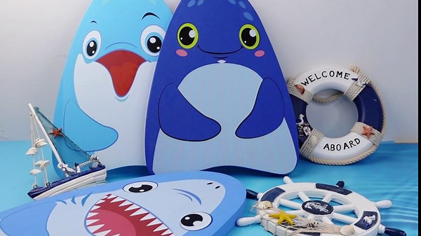 3 Pcs Kids Swimming Kickboard Learn Swimming Kickboard Fun Training Aid Float Exercise Whale Dolphin Shark Summer Swim Board Party Favor Pool Toys for Adults Children