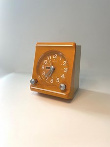 1970s Orange Seiko Alarm Clock: Retro Space Age Mid Century Design - Etsy