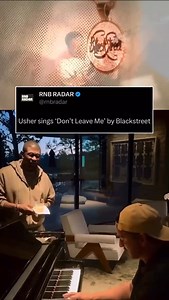 67K views · 1.6K reactions | What’s another 90s R&B song you’d love to hear Usher cover? Usher giving real respect to the classics, singing Don’t Leave Me by Blackstreet  #rnb #blackstreet #rnbmusic #usher #usherraymond | RNB RADAR | Facebook