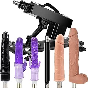 Sex Machine Automatic Sex Toys Thrusting Dildo Machine for Women, 400 Times/m High Speed, Adjustable Postion, Adult Toys Thrusting Sex Machine with 3XLR Connector