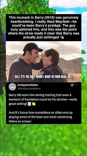 This moment in Barry (2018) was heartbreaking. I really liked Mayrbek—he could’ve been Barry’s