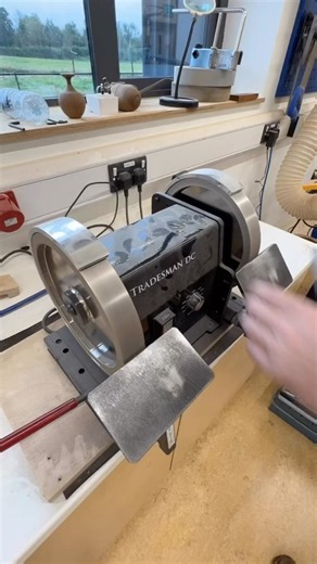 Sharpening scrapers and skew chisels for our next class #hamletcrafttools #woodturning #sharp #sharpening | Glenn Lucas Woodturning