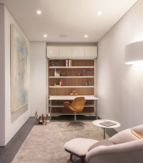 Luxury Space-Saving Solutions on Instagram: "Mondays made easy with the LGM revolving bed, your all-in-one home office / guest room. Complete with a folding desk and shelving, it's never been easier to design your own working space to be both functional and beautiful. And will the items on the shelves stay in place, you may ask? Worry not! The effortless and precise mechanism of the LGM allows for your favorite decor and books to remain where they are. Tap on our #linkinbio to learn more!"