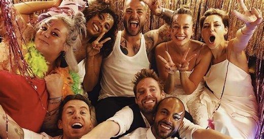 Matt and Emma Willis' vow renewal where celeb guests rewore their wedding gowns