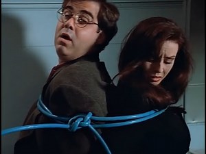 Villainess tied up by Superman along with her evil boss (Special Request)