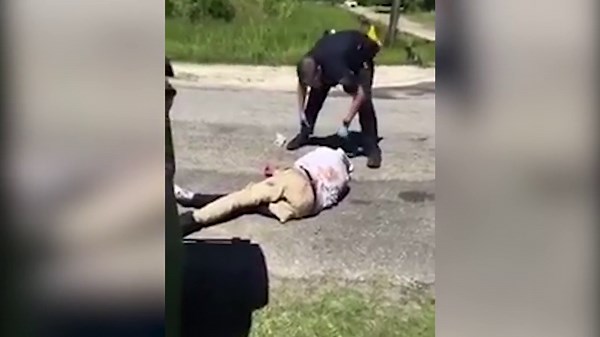 Horrific video shows blood covered man after being run over